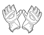 Handschuhe / Kleidung – Warme Handschuhe und Kleidung für auf dem Moped