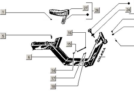 Teile nach Zeichnung Gilera Citta Teile nach Zeichnung Gilera Citta