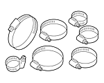 Schlauchklemmen, Kabelklemmen, Auspuffklemmen und mehr. Schlauchklemmen, Kabelklemmen, Auspuffklemmen und mehr.