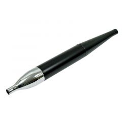 Auspuffdämpfer Zigarre Universal Schwarz/Chrom 32MM