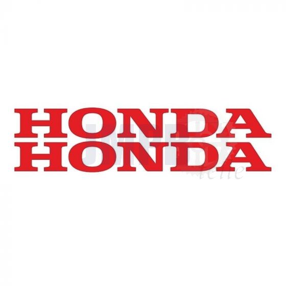 Aufklebersatz Honda Wort Rot 22CM