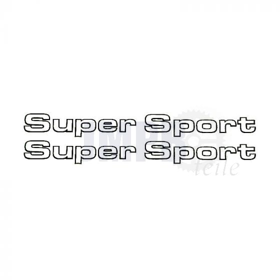 Aufkleber Zundapp Super Sport Klein 2-Stück