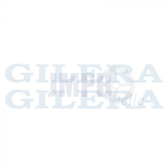Gilera Wort Aufklebersatz Weiß 320X40MM