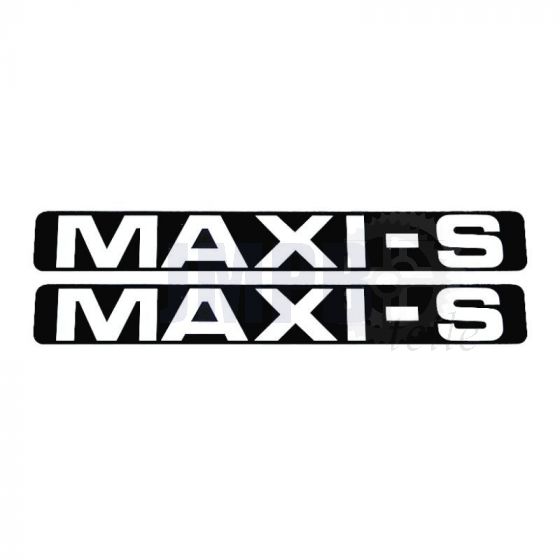 Aufklebersatz Maxi-S Schwarz/Weiß 172X23MM