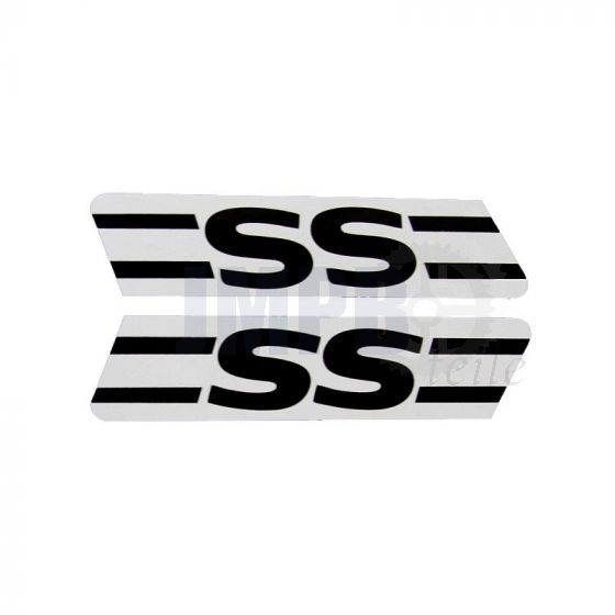 Aufklebersatz SS Schwarz/Weiß Yamaha FS1