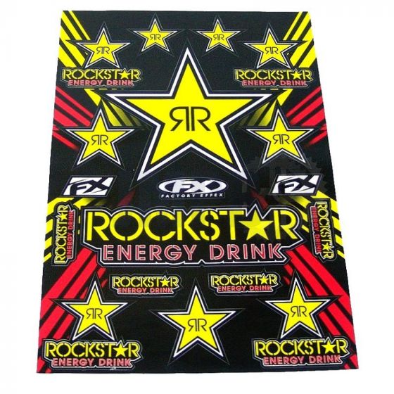 Aufklebersatz FX Rockstar Energy 50X35CM
