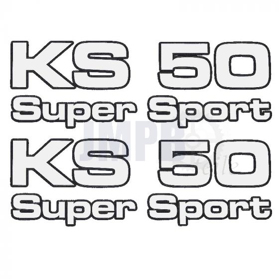 Aufklebersatz Zundapp KS50 Supersport 4-Teilig