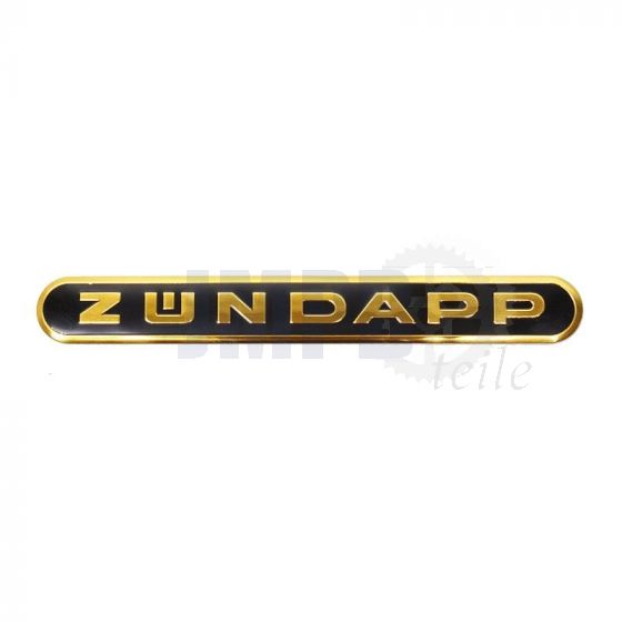 Tankemblem Zundapp Schwarz/Gold