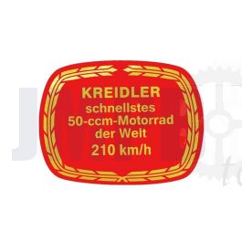 KREIDLER Aufkleber in Div.Farben 20×3 cm TOP 