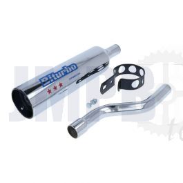 Schalldämpfer Chrom Honda MT Biturbo
