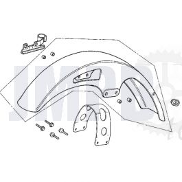 Stabilisator Gabel Honda MB50