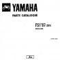  Teile Katalog Yamaha - Verschiedene Typen