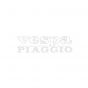 Tankaufkleber Vespa Piaggio Wieß Pro Stück