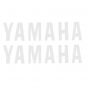 Aufklebersatz Yamaha Wort Weiß 110X26MM