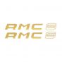Aufklebersatz Kreidler RMC S Gold 195X30MM