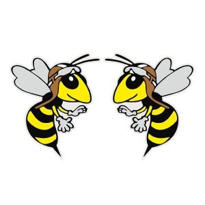 Aufklebersatz Vespa Happy Wasp 40X50MM