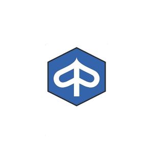 Aufkleber Piaggio Logo Sechskant 55MM
