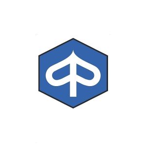 Aufkleber Piaggio Logo Sechskant 100MM