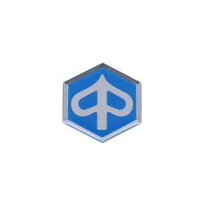 3D Aufkleber Piaggio Emblem Sechsecke 32X38MM