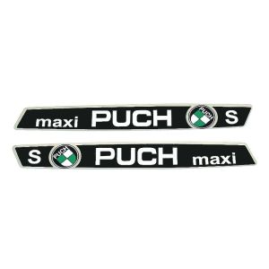 Tank Transfersatz Puch Maxi S Schwarz/Chrom