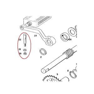 Pedal arm Keil Tomos Remake