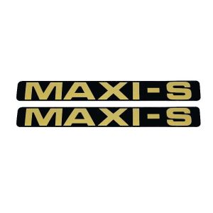 Aufklebersatz Maxi-S Schwarz/Gold 172X23MM