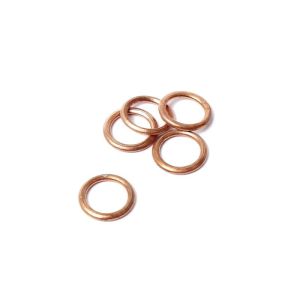 Kupferring gefüllt 6X10X1.5MM Din 7603C