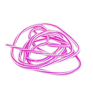 Deckung Außenkabel Rose/Weiß 2 Mtr