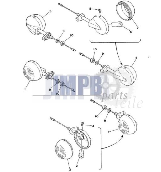 Blinker Yamaha FS1 DX