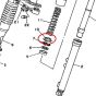 Halter Gabelfeder Yamaha FS1 2RU