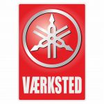 Vaerksted Aufkleber Yamaha Danish