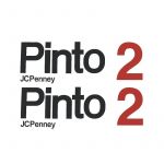 Tankaufklebersatz Puch Pinto 2 JCPenny Schwarz/Rot
