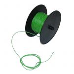 Electrischen Kabel 1.0MM² Grün Pro Meter