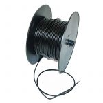 Electrischen Kabel 2.0MM² Schwarz Pro Meter