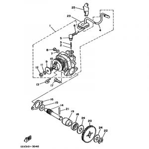 Ölpump Yamaha DT50MX