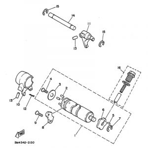 Schaltgabel Yamaha DT50MX