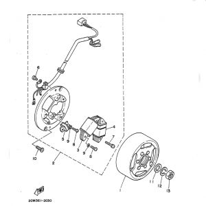 Zündung Electronisch Yamaha DT50MX