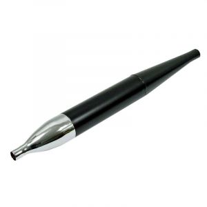 Auspuffdämpfer Zigarre Universal Schwarz/Chrom 32MM