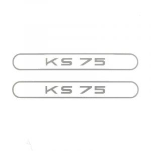 Aufklebersatz Tank Zundapp KS75 Grau