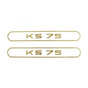 Aufklebersatz Tank Zundapp KS75 Gold