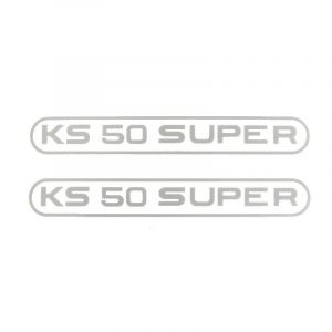 Aufklebersatz Tank Zundapp KS50 Super Grau