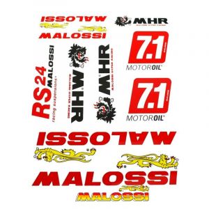 Aufkleber Malossi Rot 10-Stück