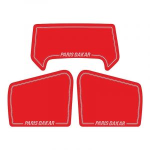 Aufklebersatz Honda MT50 Paris Dakar Rot 3-Teilig
