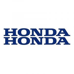 Aufklebersatz Honda Wort Blau 22CM