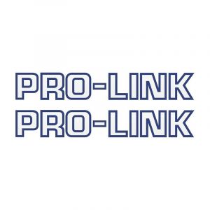 Aufklebersatz Pro-Link Blau auf Transparent 26CM