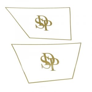 Seitenteil Aufklebersatz Gold SDP Puch Monza