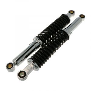 Stoßdämpfer Schwarz/Chrom 395MM Honda