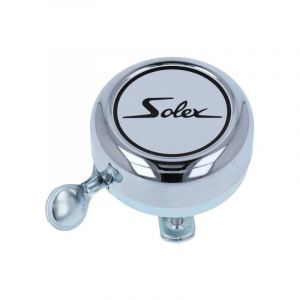 Klingel Chrom Solex Weiß