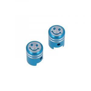 Ventilkappen Modell Kolben Türkis Smileys