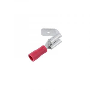 Doppelstecker isoliert Rot 6.3MM A-Qualität